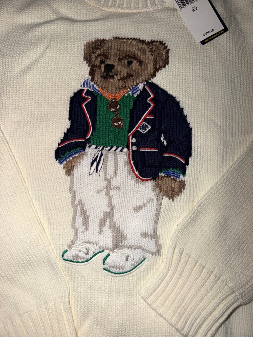 Polo Ralph Lauren Bear Sweater NWT - Picture 5 of 5